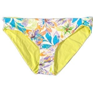 Roxy Retro Revo Hipster Reversible Swim Bottoms, Size XL